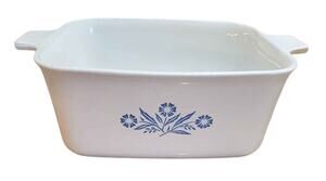 Corning Ware Blue Cornflower Meatloaf/Bread Pan Vintage